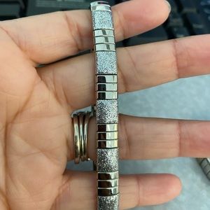 NWOT Milor silver stretch bracelet